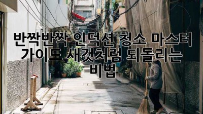 ✨반짝반짝✨ 인덕션 청소 마스터 가이드: 새것처럼 되돌리는 비법!